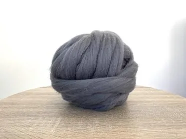DIY Hand Knit Kit, Lap Throw 30x50 in, Merino wool