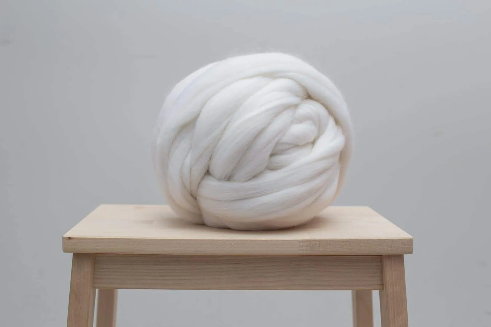 DIY Hand Knit Kit, Lap Throw 30x50 in, Merino wool