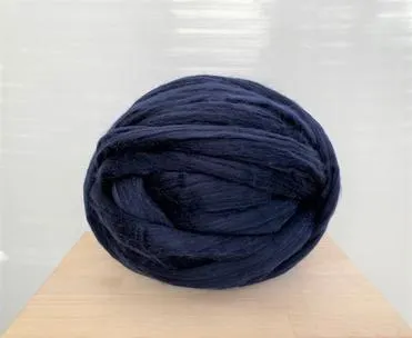 DIY Hand Knit Kit, Lap Throw 30x50 in, Merino wool