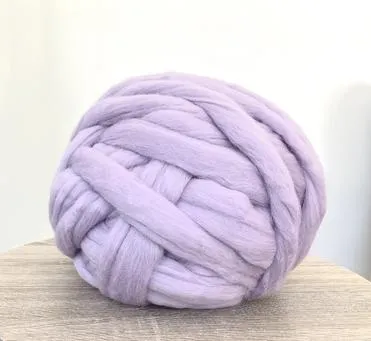 DIY Hand Knit Kit, Lap Throw 30x50 in, Merino wool