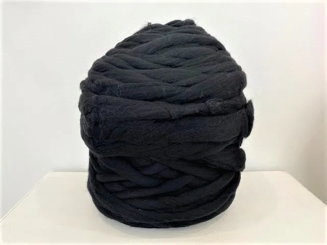 DIY Hand Knit Kit, Lap Throw 30x50 in, Merino wool
