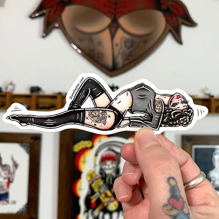 Flashdance Pinup Sticker