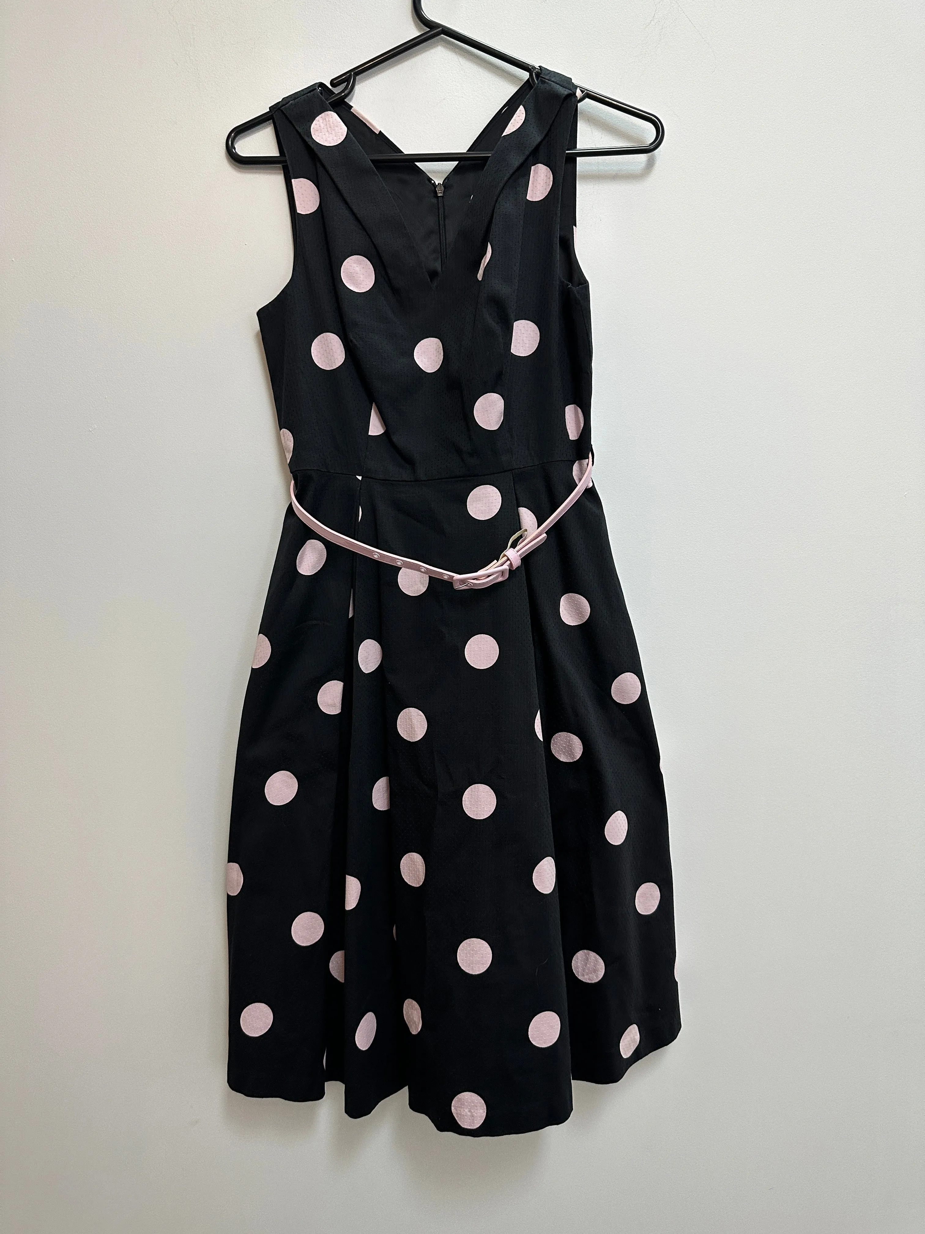 Girls Wanna Have Fun Dress in Black & Pink
