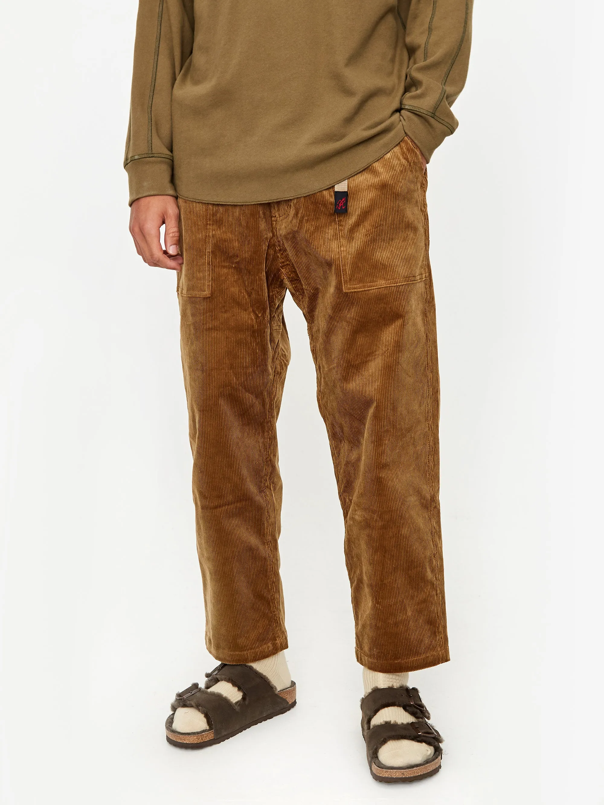 Gramicci Corduroy Loose Tapered Pant - Mocha Beige