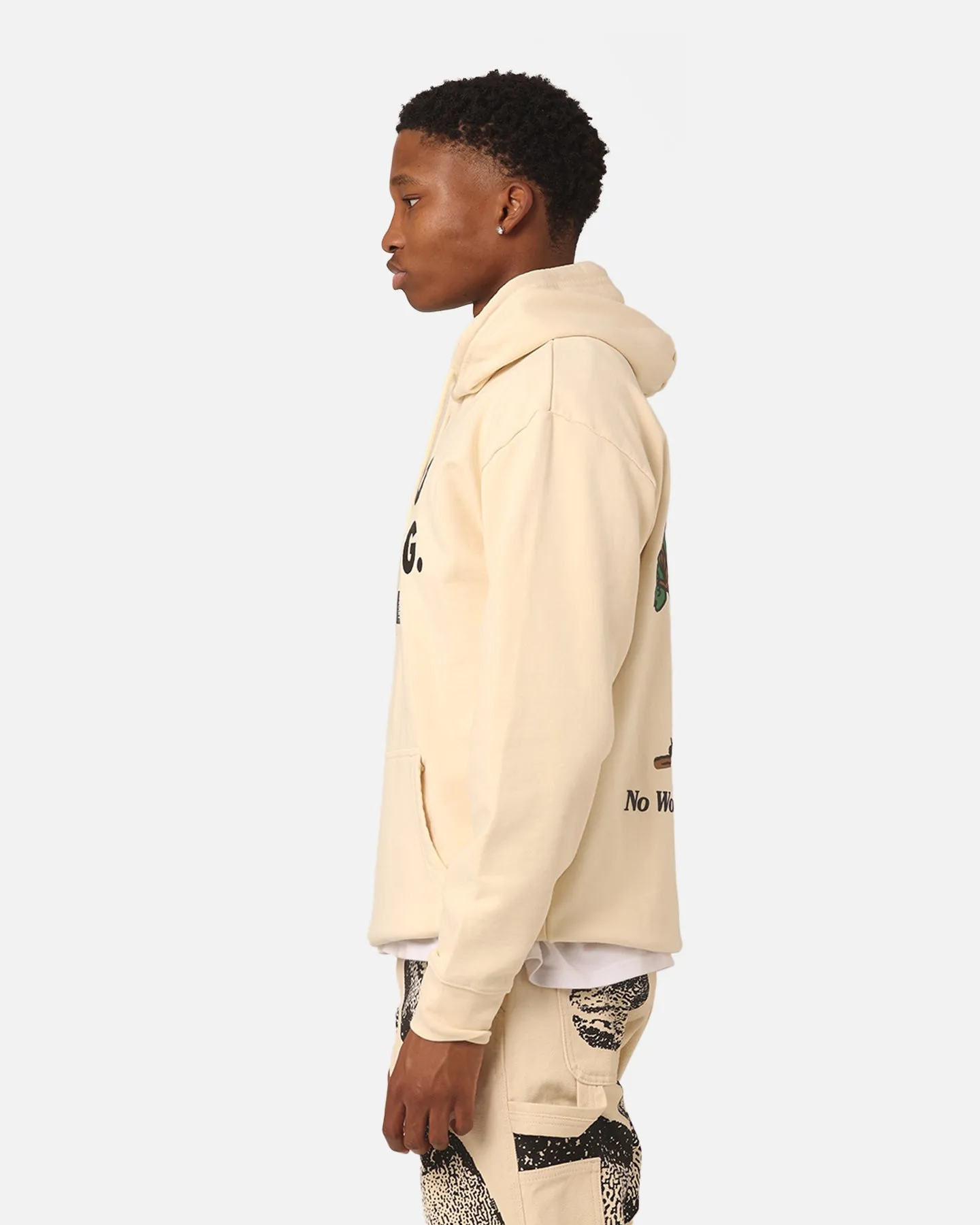 Market Just Do Nothing Hoodie Ecru