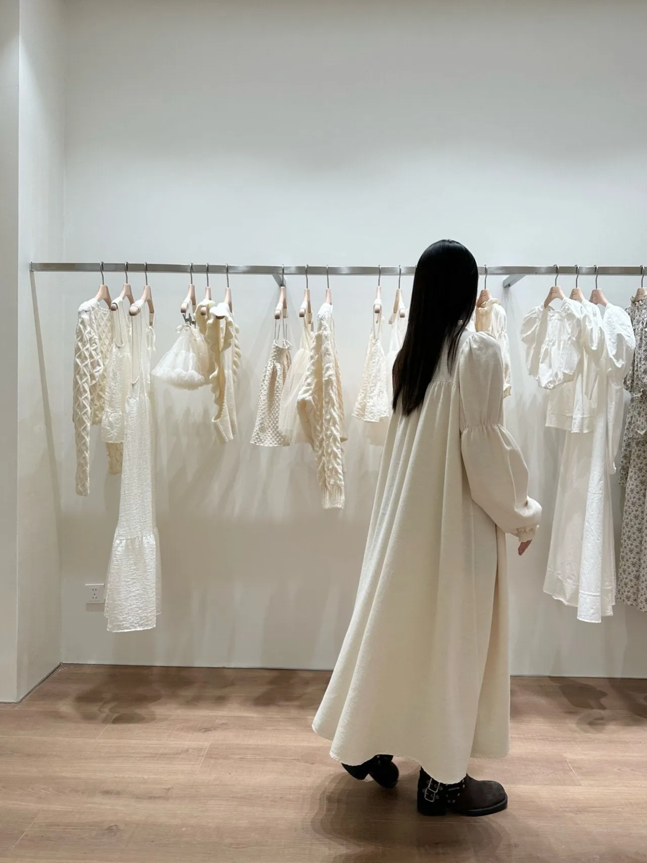 Monbebe Mayo Adult Dress _Cream