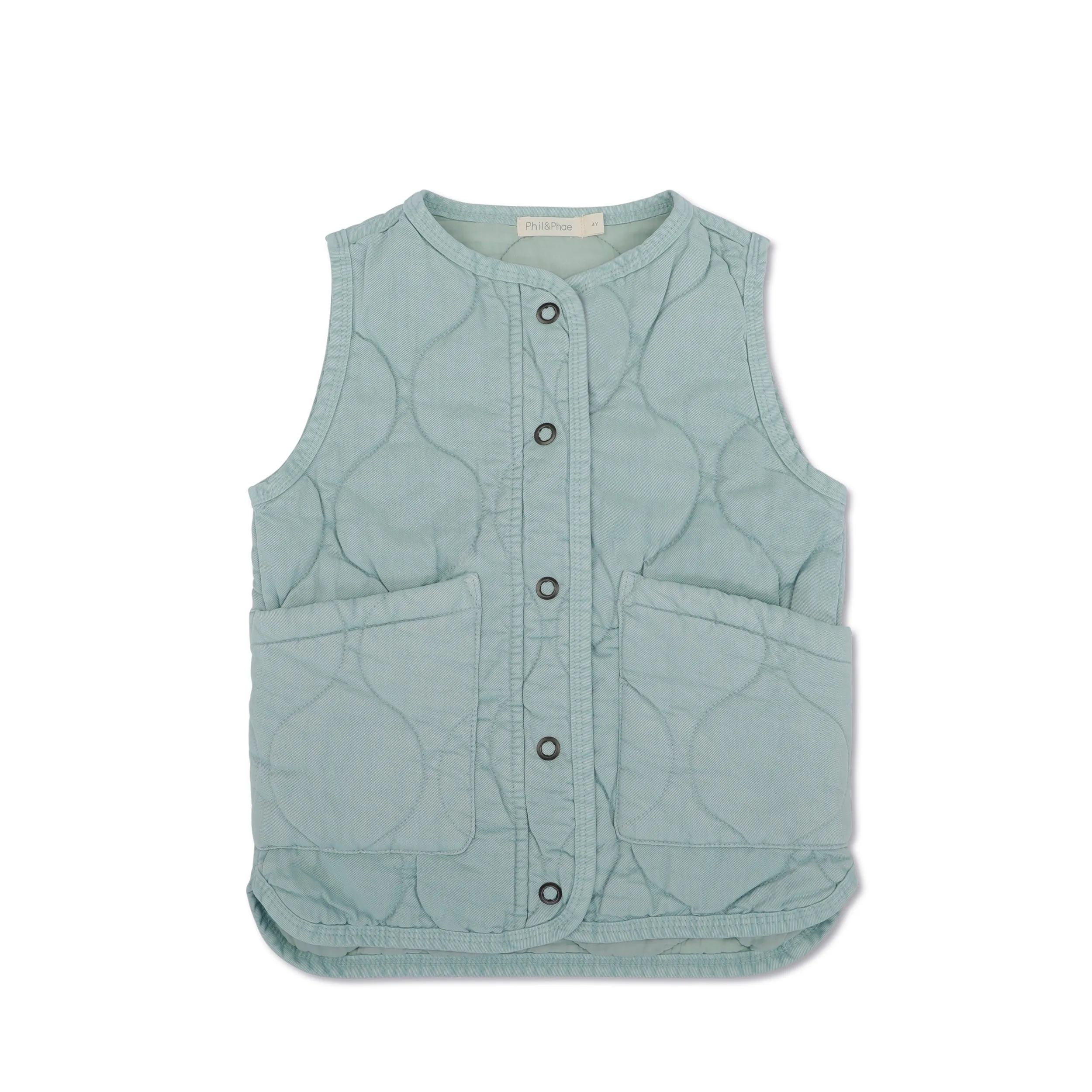 PHIL & PHAE - Quilted vest (Stormy)