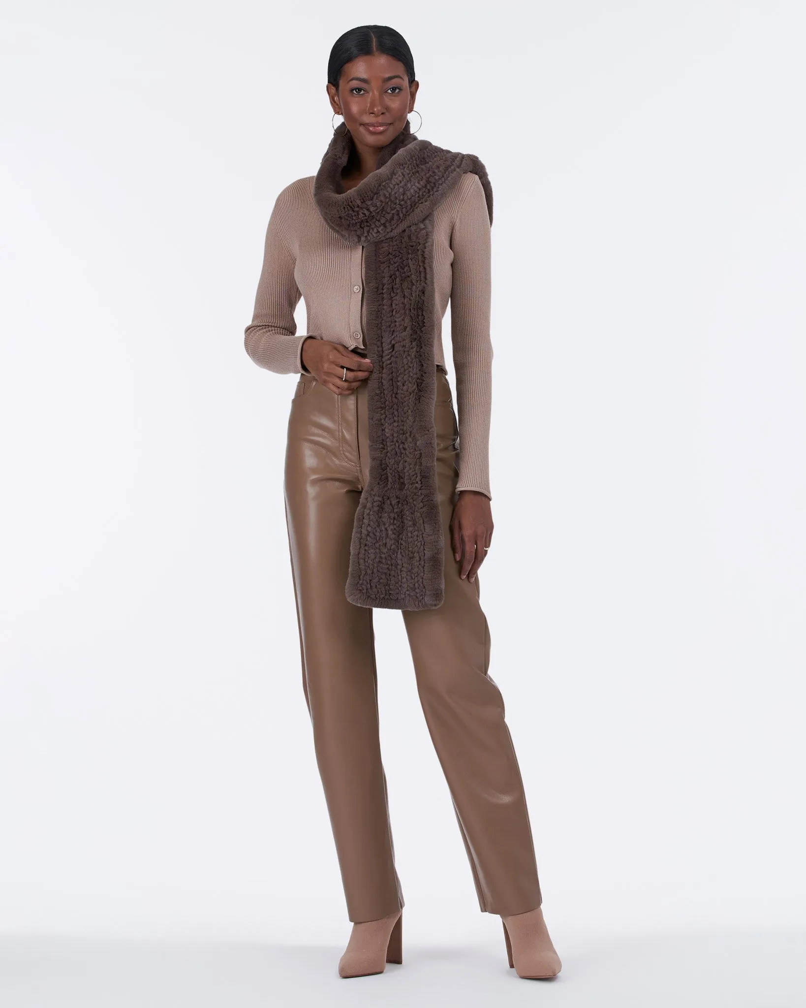 Rex Rabbit Knit Scarf